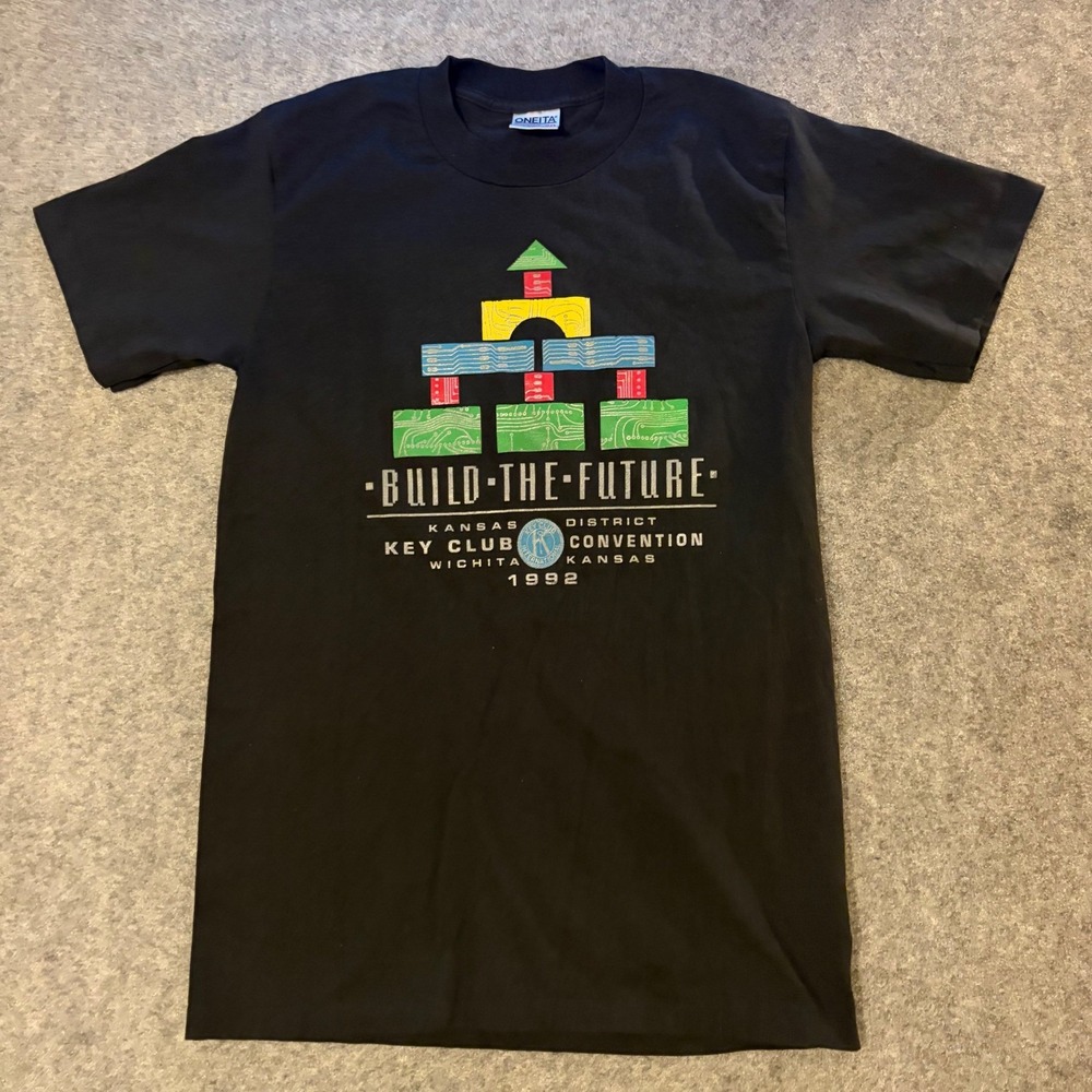 Vintage 90s Kansas Key Club International Convention Single Stitch T Shirt Large
